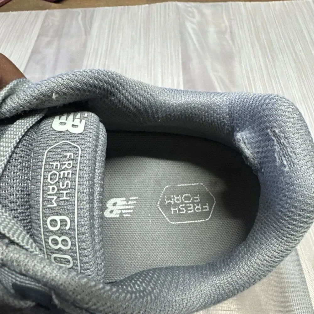 New Balance‎ Fresh Foam 680 V8 Shoes Mens Size 10.5 Gray Running Sneakers